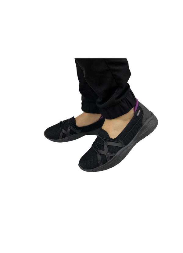 Slip on shops couro kolosh furinhos com zíper lateral feminino