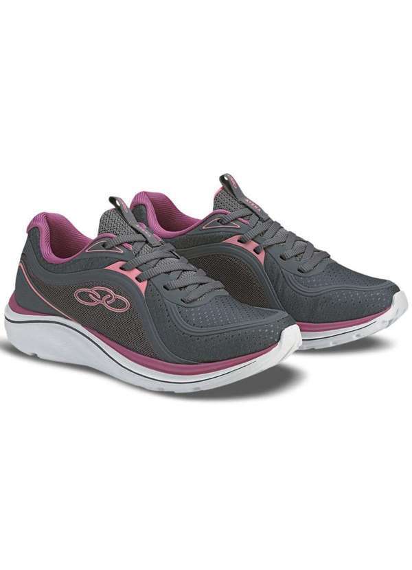 Olympikus - Tênis Olympikus Esportivo Atena Feminino Chumbo