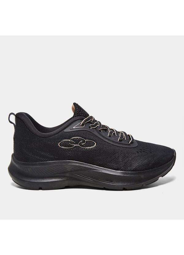 Olympikus - Tênis Olympikus Glam 4 Feminino Preto Preto