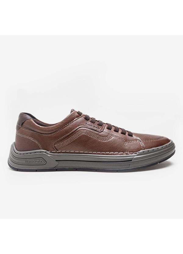 Democrata - Sapatênis Denim Volp Conhaque 151301-003 Conhaque