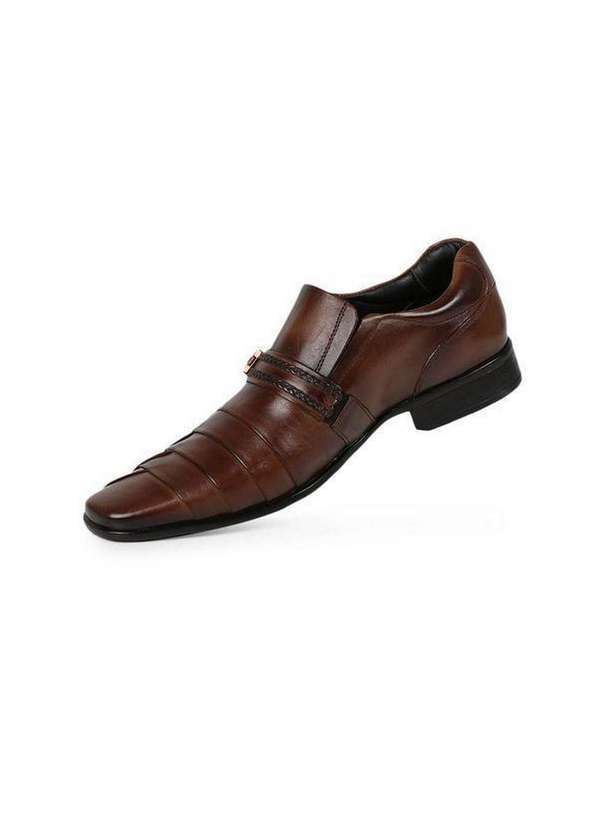 Rafarillo - Sapato Social Rafarillo Couro Castanho Topazio 79389 Castanho
