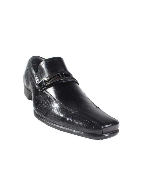 Rafarillo - Sapato Social Rafarillo Preto Verniz Couro 79386 Preto