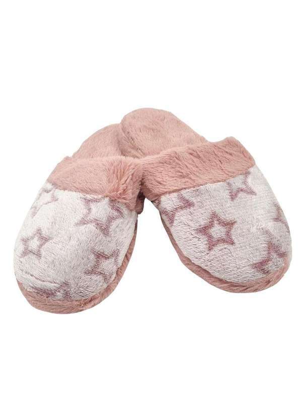 Cia da Malha - Pantufa Feminina Adulto Quentinha Confortavel Mundiart Rosa