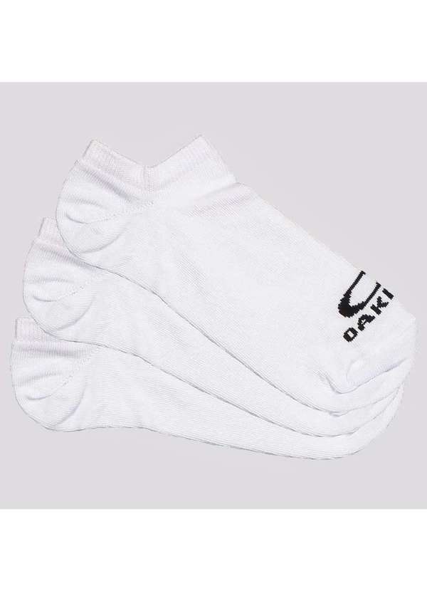 Oakley - Meia Oakley Essential no Show Kit 3 pares Branco