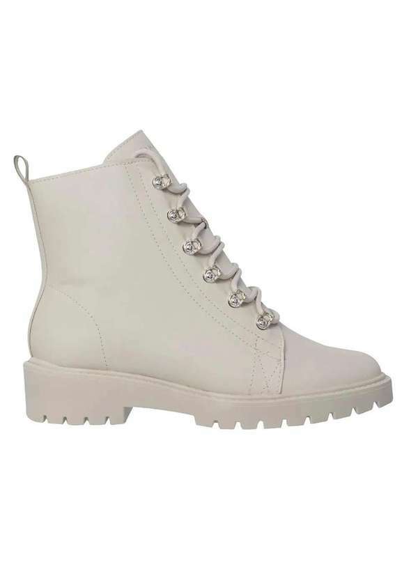 Ramarim - Bota Coturno Ramarim Salto Tratorado Branco