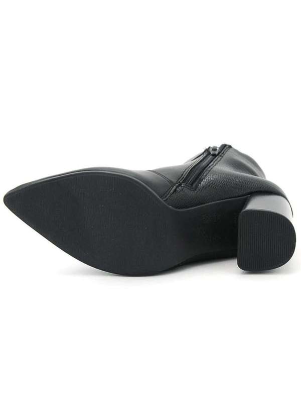 Ramarim Bota Ramarim Cano Curto Tachas Feminina Preto