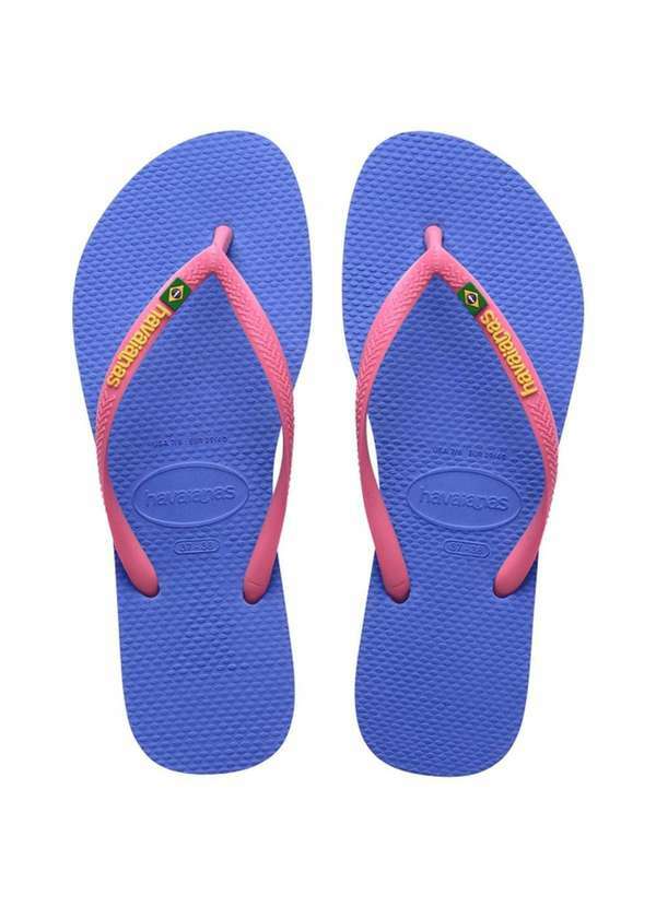 Havaianas - Chinelo Havaianas Slim Brasil Feminino Azul