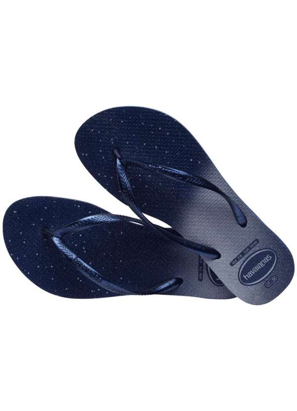 Havaianas - Chinelo Havaianas Slim Gloss Feminino Azul 4