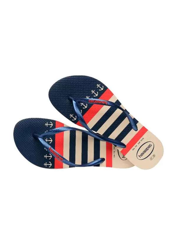 Havaianas - Chinelo Havaianas Slim Nautical Feminino Bege 3