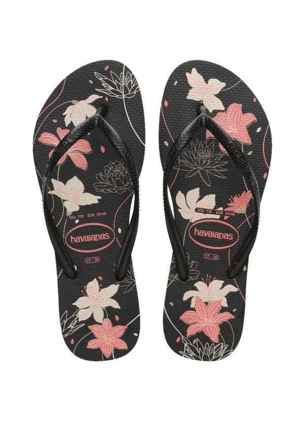 Havaianas - Chinelo Havaianas Slim Organic Feminino Preto