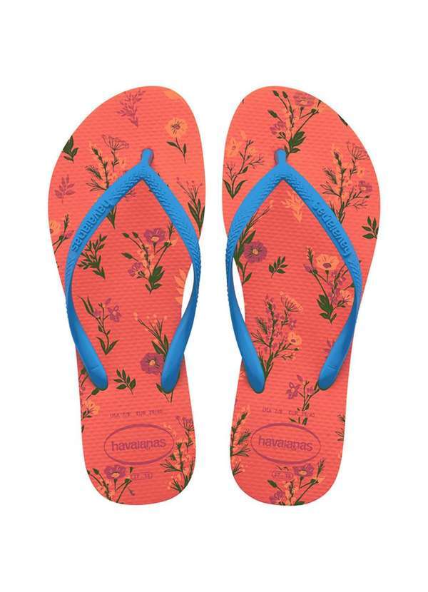 Havaianas - Chinelo Havaianas Slim Romance Feminino Laranja