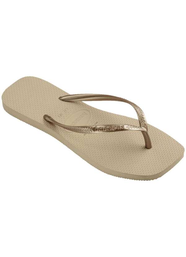 Havaianas - Chinelo Havaianas Slim Square Feminino Nude 2