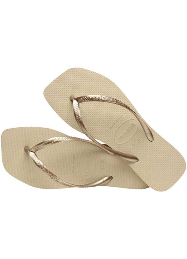 Havaianas - Chinelo Havaianas Slim Square Feminino Nude 4