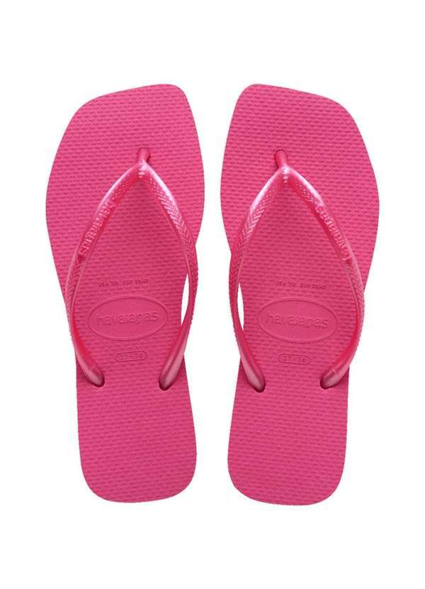 Havaianas - Chinelo Havaianas Slim Square Feminino - Rosa Rosa