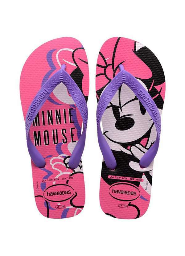 Havaianas - Chinelo Havaianas Top Disney Fc - Rosa Rosa