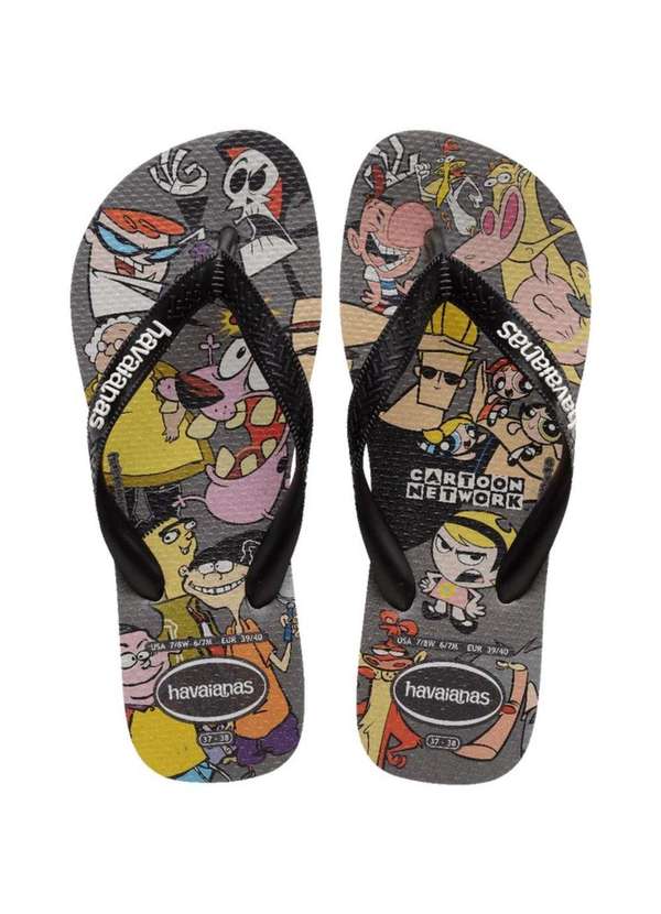 Havaianas - Chinelo Havaianas Top Warner Classics Masculino Preto
