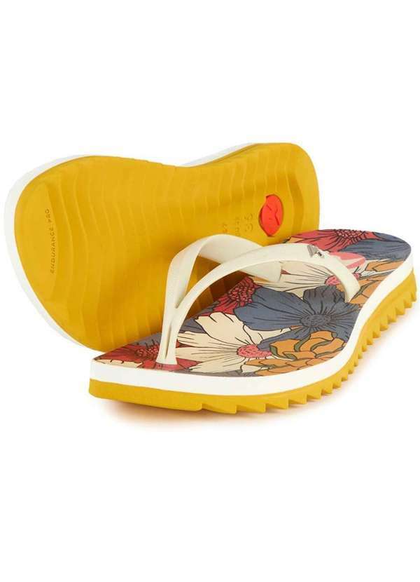 Kenner - Chinelo Kenner Ibiza Jardim Feminino Amarelo