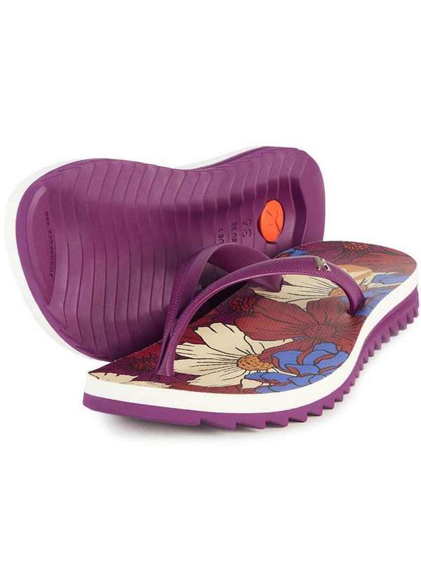 Kenner - Chinelo Kenner Ibiza Jardim Feminino Roxo
