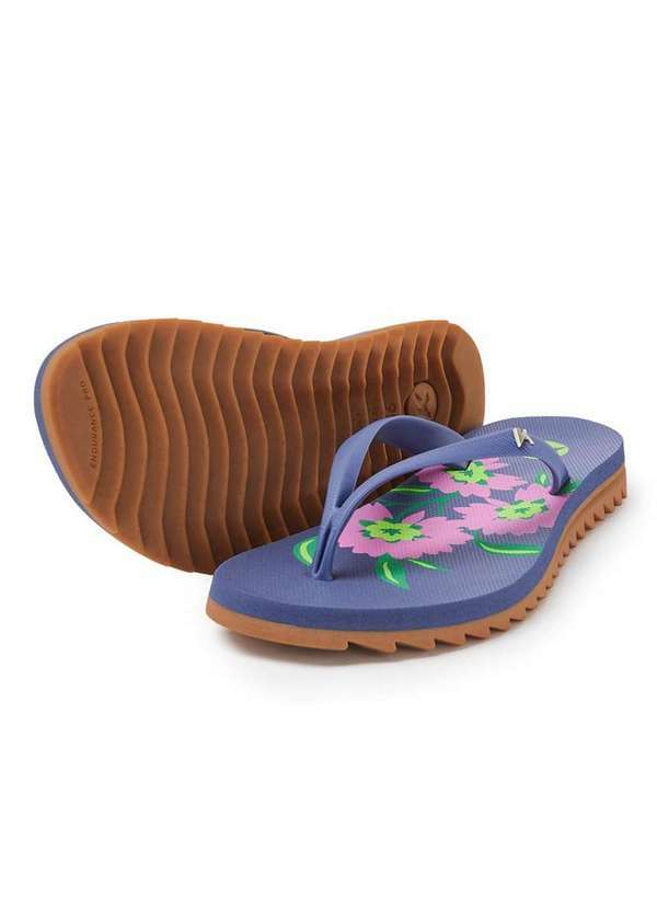 Kenner - Chinelo Kenner Ibiza Pro Bloom Flatform - Marinho Azul