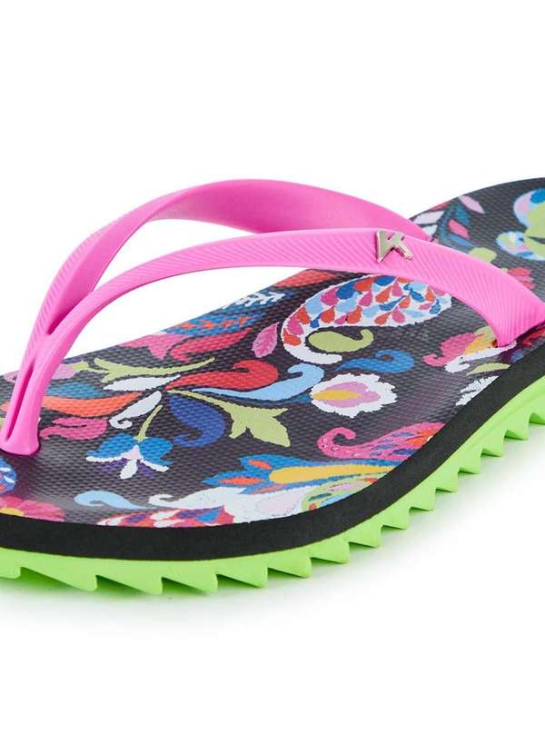 Kenner - Chinelo Kenner Ibiza Pro Botanic Feminino Preto 4