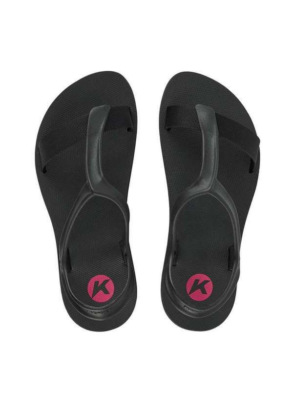 Kenner - Chinelo Kenner Junno Feminino - Preto e Rosa Preto 3