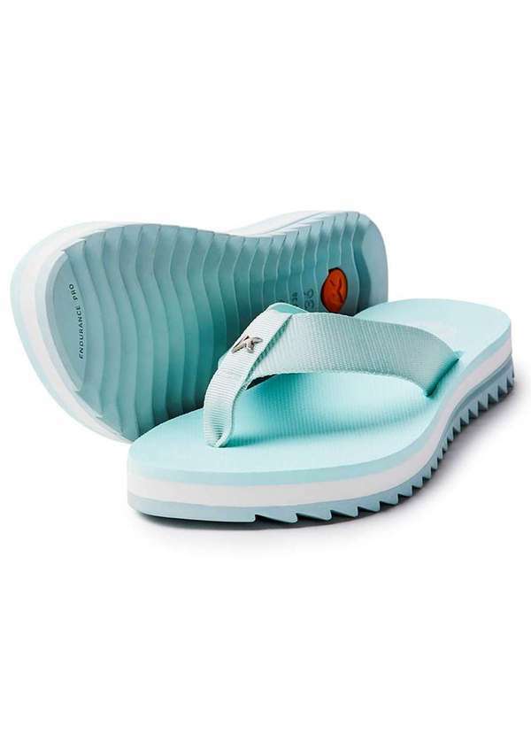 Kenner - Chinelo Kenner Kyra Essence Pro Flatform Feminino - Azul Claro Azul