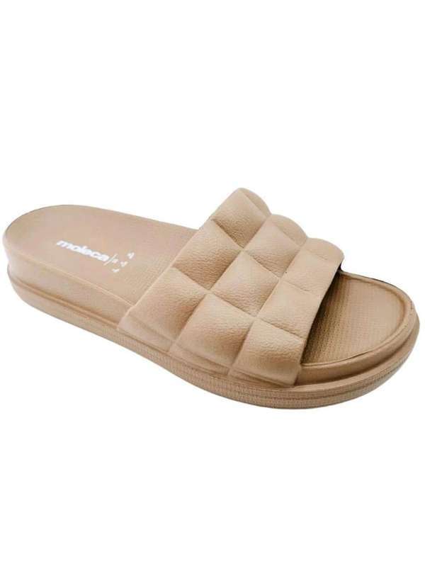 Moleca - Chinelo Slide Moleca Eva Feminino Nude