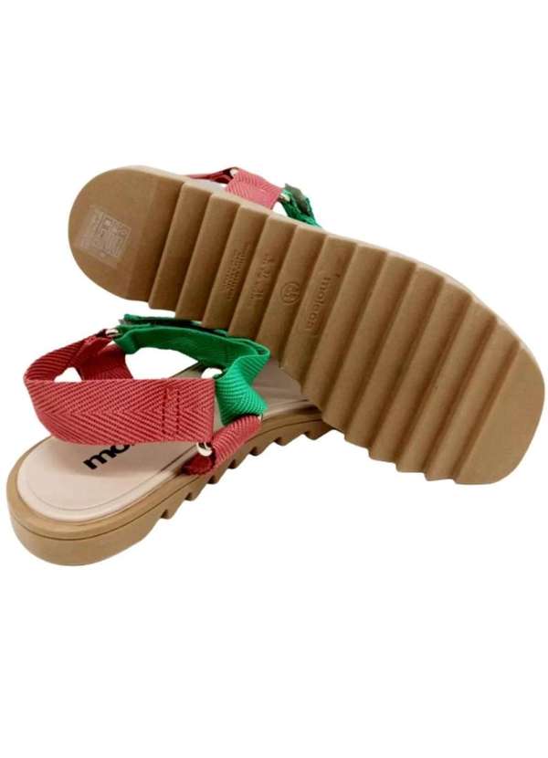 Moleca - Rasteira Moleca Tratorada Feminina Rosa 4