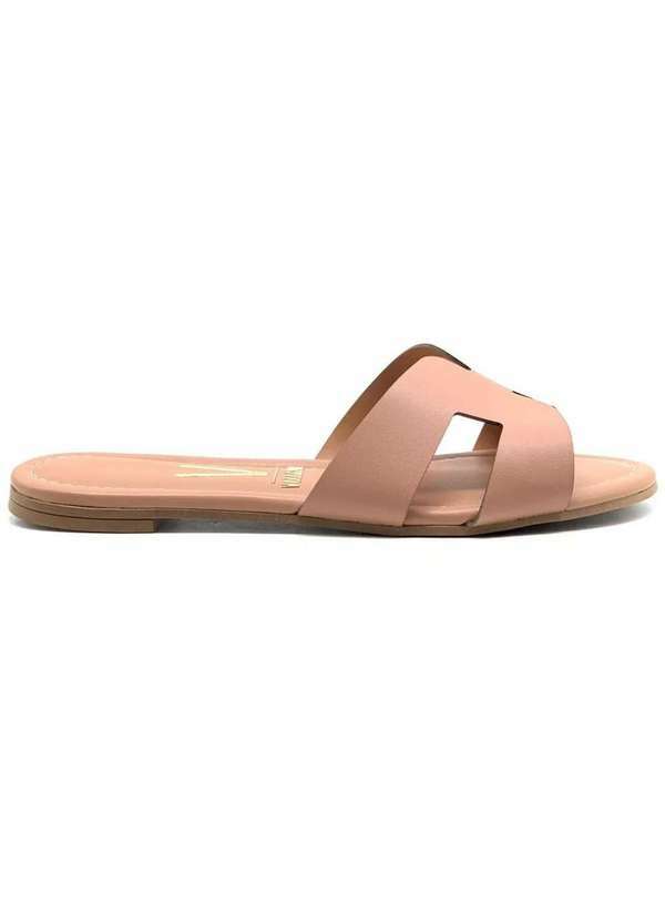 Vizzano - Rasteira Slide Vizzano H Basica Feminina Nude