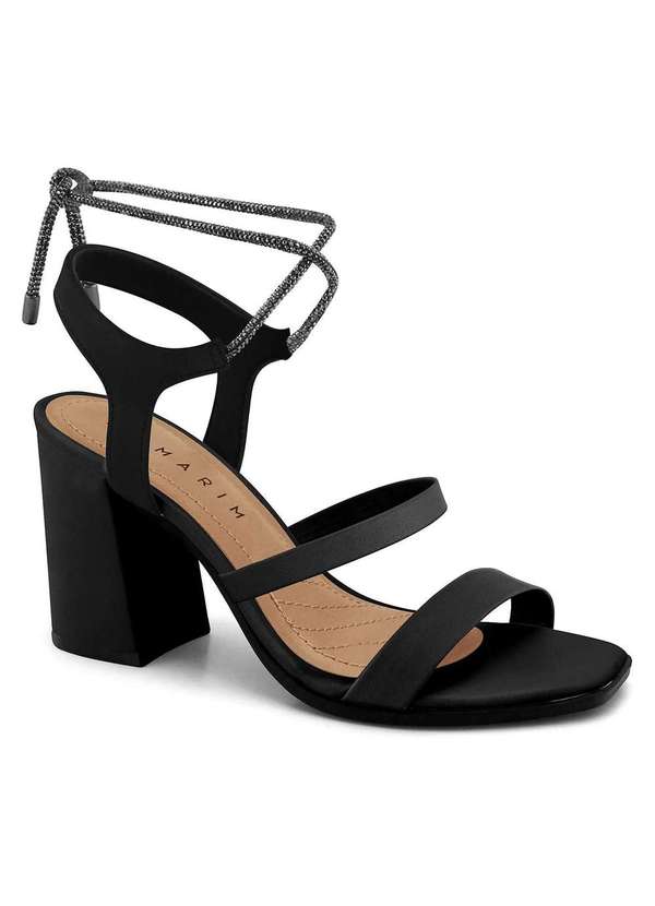 Sandalia Gladiadora Sandalia AmarraÃ§Ã£o Preta Amarrar SandÃ¡lia