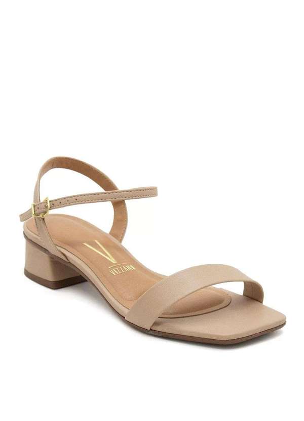 Sandalia Bege Saltos Bege Salto Meia Pata Vizzano Bege Salto
