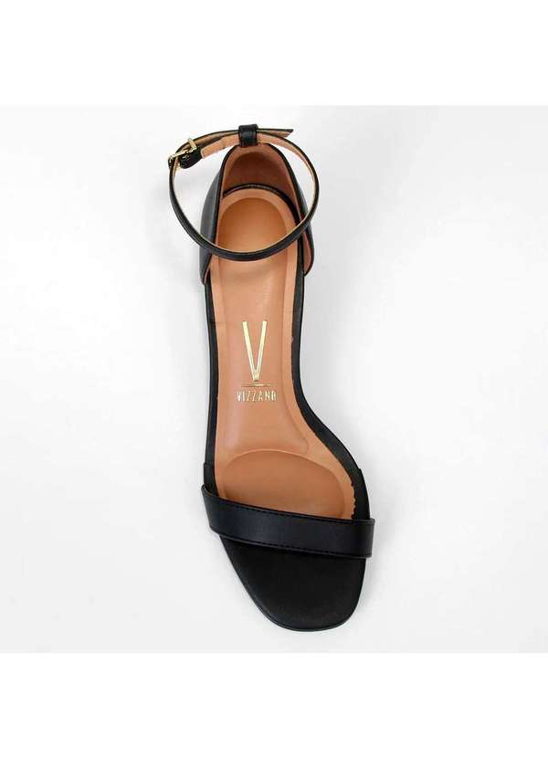 Vizzano - Sandalia Vizzano Salto Bloco Feminina Preto 3