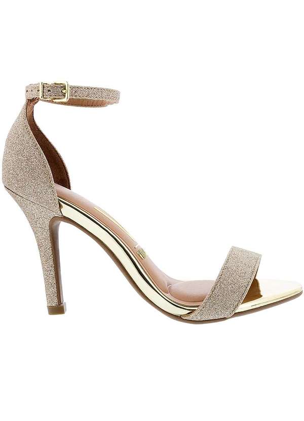 Discount sandalia vizzano glitter dourada Outlet Online