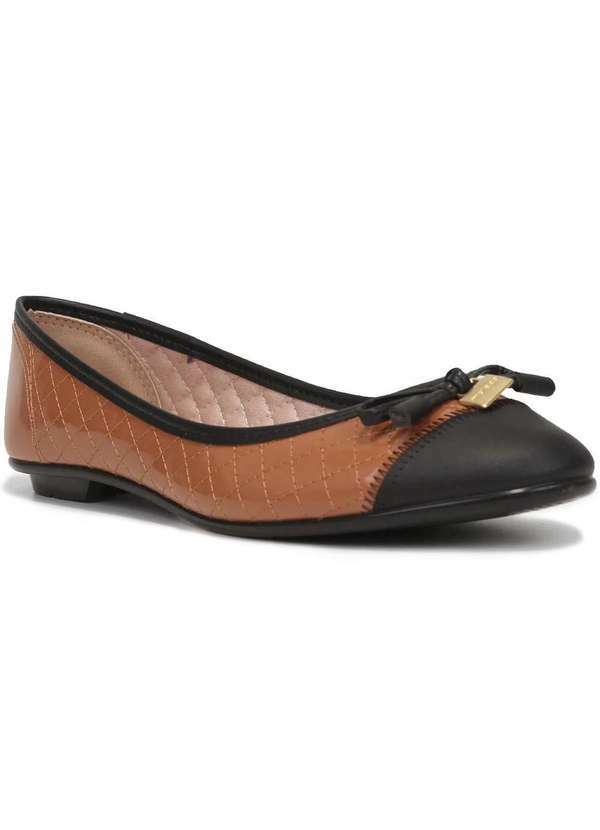 Moleca - Sapatilha Moleca Laco Matelasse Feminina Preto
