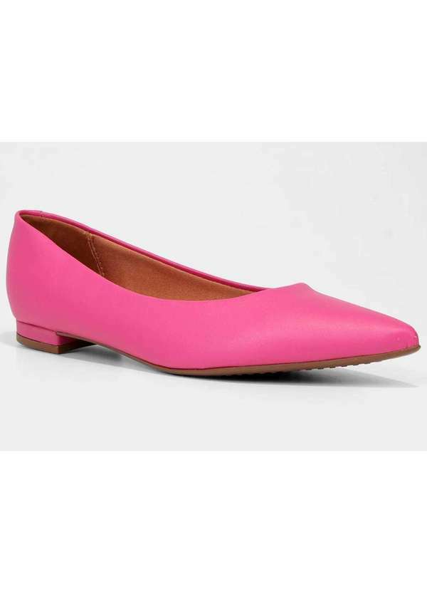 Vizzano - Sapatilha Vizzano Bico Fino Feminina - Pink Rosa