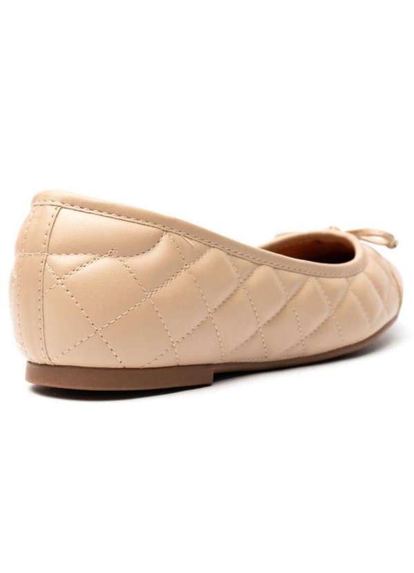 Vizzano - Sapatilha Vizzano Bico Redondo Feminina Bege 4