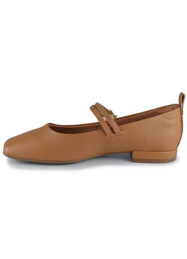 Vizzano - Sapatilha Vizzano Boneca Salto Baixo Feminina Marrom 4