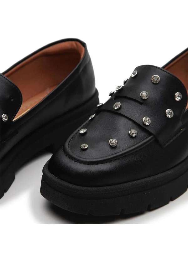 Vizzano - Mocassim Vizzano Tratorado Spikes Feminino Preto 3