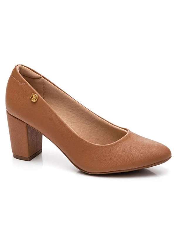 Modare - Scarpin Modare Salto Medio Feminino Marrom