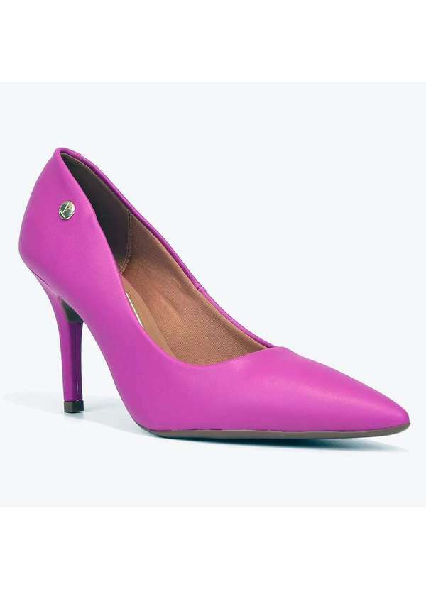 Vizzano - Scarpin Vizzano Salto Alto Bico Fino - Roxo Roxo