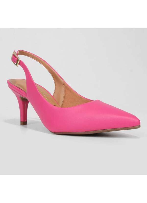 Vizzano - Scarpin Vizzano Slingback Salto Fino Medio Rosa