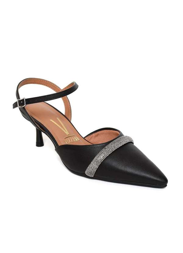 Preto Salto Baixo Vizzano Sapato Scarpin Preto Vizzano Vizzano