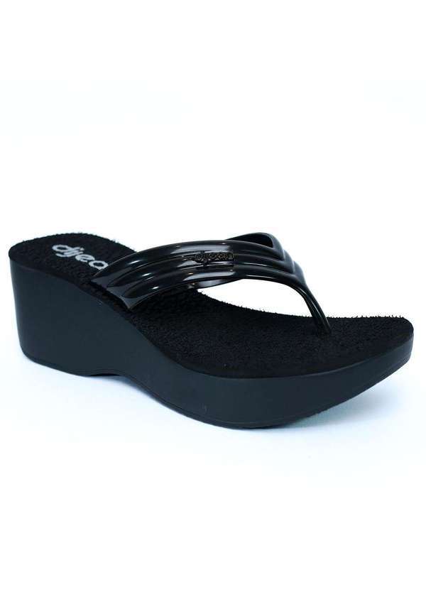 Dijean - Tamanco Dijean Plataforma Feminino Preto