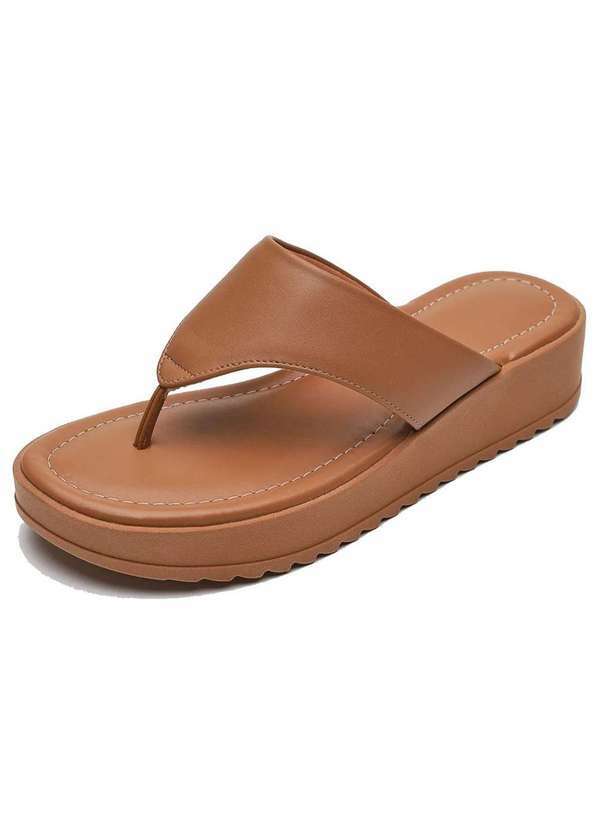 Vizzano - Tamanco Vizzano Flat Feminino Marrom