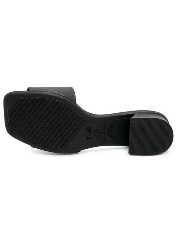 Vizzano - Tamanco Vizzano Salto Baixo Pelica Feminino Preto 4