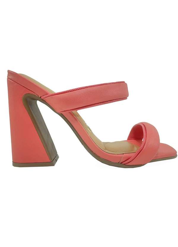 Vizzano - Tamanco Vizzano Tiras Salto Bloco Feminino Rosa 2