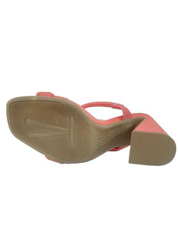 Vizzano - Tamanco Vizzano Tiras Salto Bloco Feminino Rosa 5