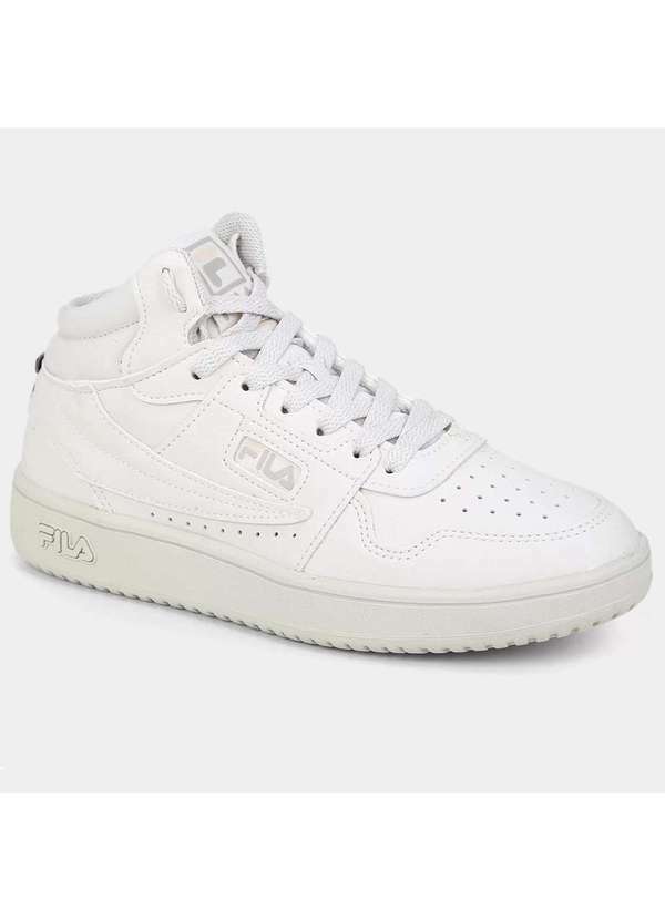 Fila - Tenis Fila Acd Classic Mid Feminino - Branco e Bege Branco