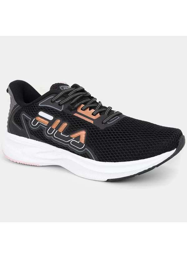 Fila - Tenis Fila Racer Wings Feminino - Preto e Grafite Preto
