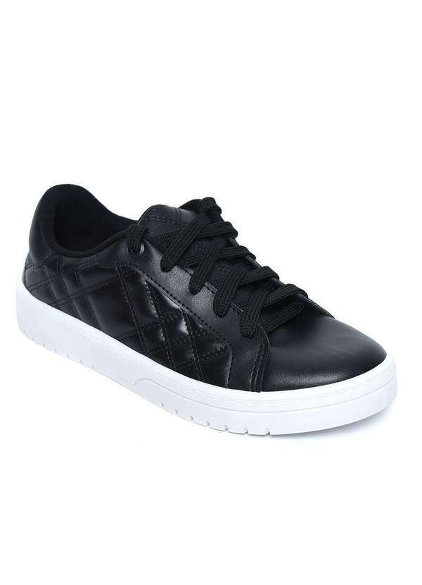 Moleca - Tenis Moleca Casual Feminino Preto